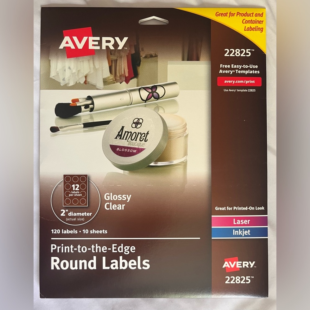 Avery 22825 Round Labels